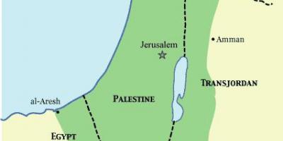Kaart van de zionistische